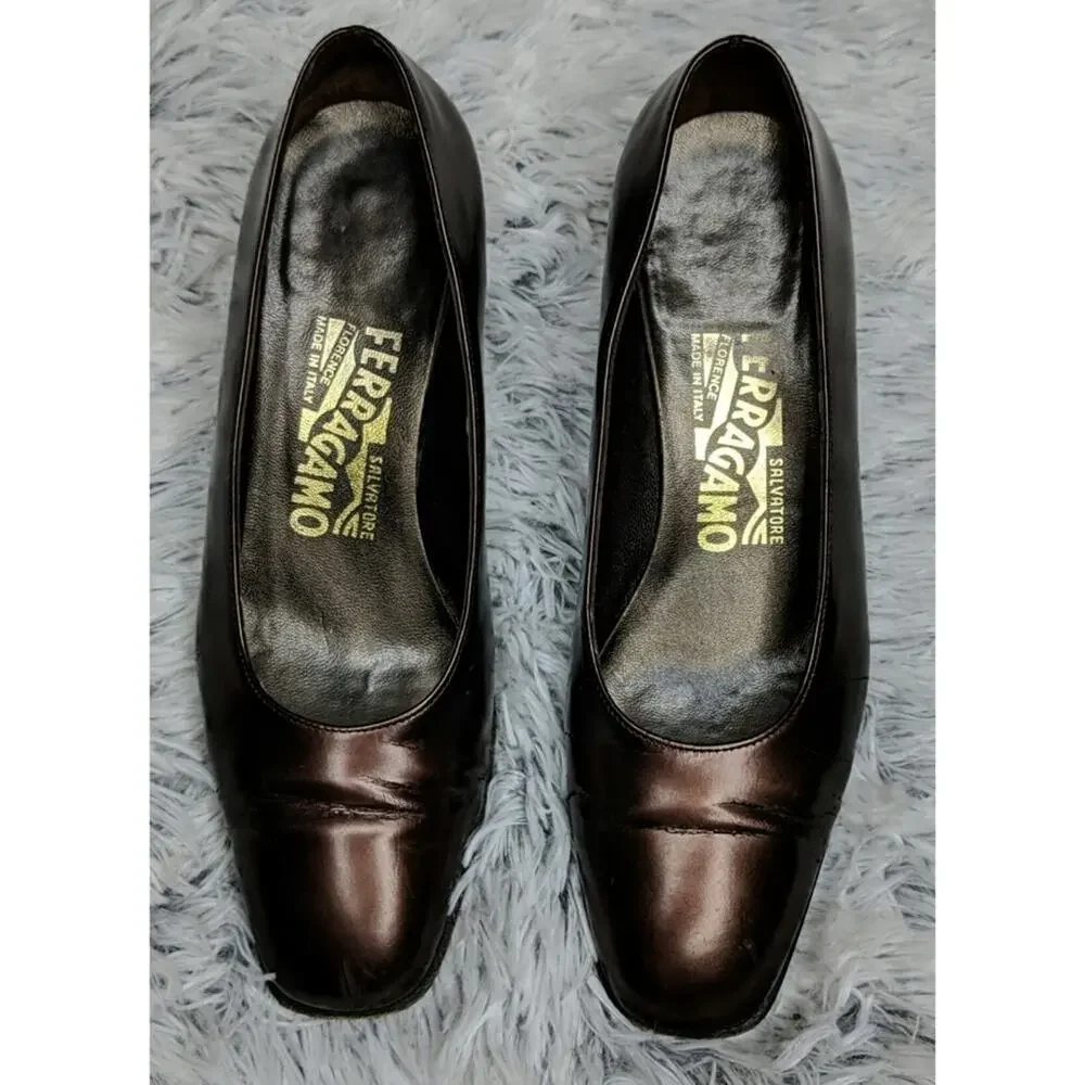 Salvatore Ferragamo Pumps/Heels - Size 5C